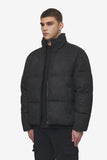 Pegador Sidan Velour Puffer Jacket Black Men - PEGADOR