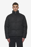 Pegador Sidan Velour Puffer Jacket Black Men - PEGADOR