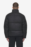 Pegador Sidan Velour Puffer Jacket Black Men - PEGADOR