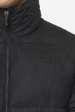 Pegador Sidan Velour Puffer Jacket Black Men - PEGADOR