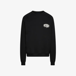 Pequs Mythic Chest Logo Sweater Black