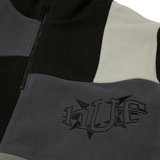 Huf Remix Quarter Zip Fleece Black