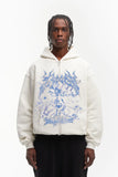 Favela Scream Frontzip Zipper - Vanilla