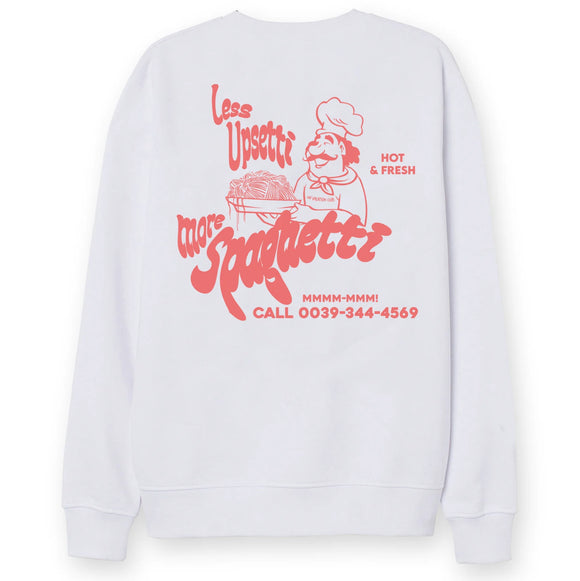 On Vacation Less Upsetti Sweater - White