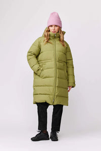 Makia Maren Parka Green Puffy Mantel