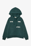 Pompeii Walk Emerald Boxy Hoodie - Men