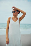 With Black WBLdordi Long Tank Dress Kleid Grau