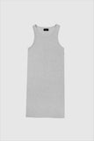 With Black WBLdordi Long Tank Dress Kleid Grau