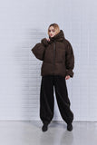 WITH BLACK WBLKYLIE REAL DOWN DAMEN JACKE DUNKEL BRAUN