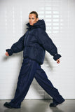 WHITE BLACK  WBLKYLIE REAL DOWN JACKET MID NIGHT BLUE