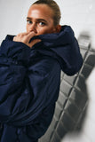 WHITE BLACK  WBLKYLIE REAL DOWN JACKET MID NIGHT BLUE