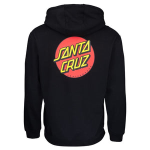 Santa Cruz Classic Dot Chest Hoodie Black