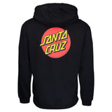 Santa Cruz Classic Dot Chest Hoodie Black