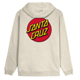 Santa Cruz Classic Dot Chest Hoodie Light Grey