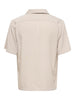 Only and Sons Onsperu Tencel Kurzarm Hemd Sand farbig