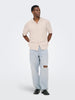 Only and Sons Onsperu Tencel Kurzarm Hemd Sand farbig