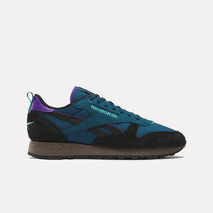 Reebok Classic Leather Shoe - Escape Blue/Black/Utility Brown