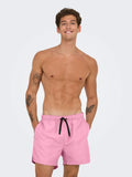 Only and Sons Männer Basile Life Swim Short - Wild Rose