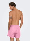 Only and Sons Männer Basile Life Swim Short - Wild Rose