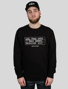 The Dudes Free Sweatshirt Black 1010202