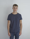 Gabba Konrad Slub Straight T-shirt Navy P5306