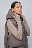 Embassy of Bricks and Logs Lorient Puffer Vest Black Olive