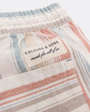 Colours & Sons Herren Linen Shorts Multicolour Stirpes