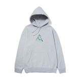 Huf Herren Based Triple Triangle Hoodie Heather Grey