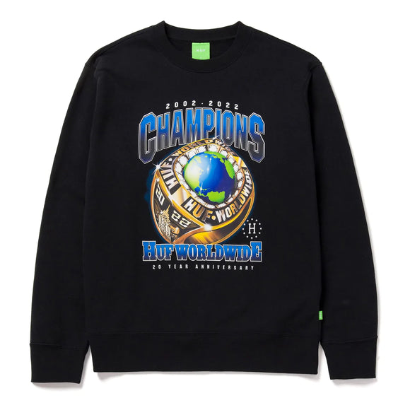 Huf Champions Crewneck Black