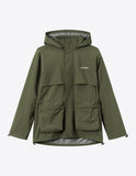 Les Deux Milan Windbreaker Men Olive Night