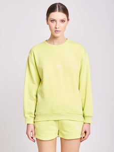 Vicolo Logo Sweatshirt Lime Rh0071