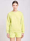 Vicolo Logo Sweatshirt Lime Rh0071