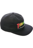 Thrasher Rainbow Mag Embroidered Snapback Cap Black 144845