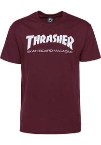 Thrasher Skate Mag T-shirt Burgundy