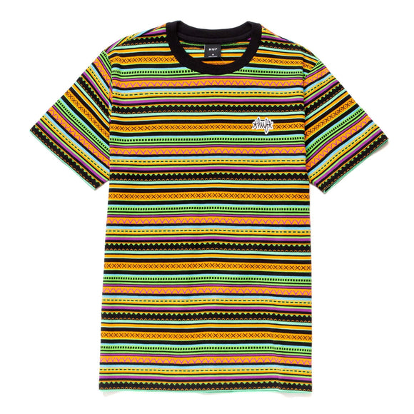 Huf Topanga Stripe T-shirt Poppy