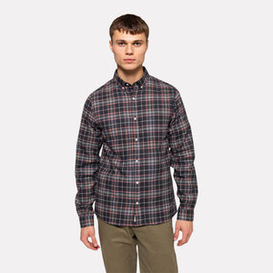 Revolution Rvlt 3775 Button Down Shirt Flannel Hemd Dark Navy