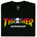 Thrasher x Alien Workshop AWS Spectrum T-shirt Black